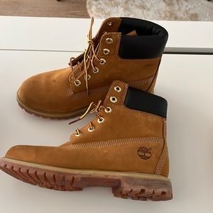 Tan timberland boots